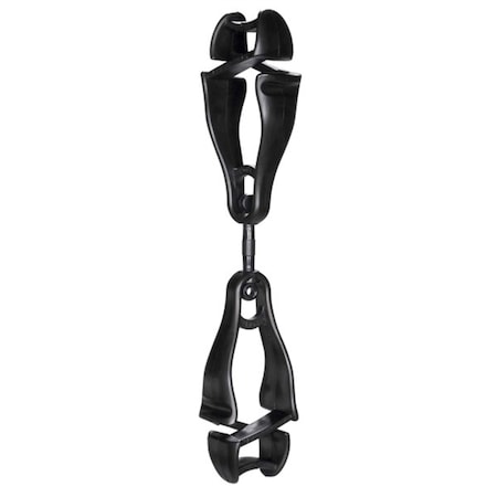 Ergodyne 3420 Black Swiveling Glove Clip Holder - Dual Clips 19412